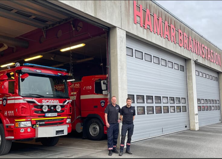 Hedmarken brannvesen satser på moderne kommunikasjon og bedre hørselvern