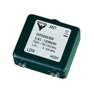 Procom DIPX 500/800, Diplexer Low: 0-500 MHzHigh: 800-1300 M