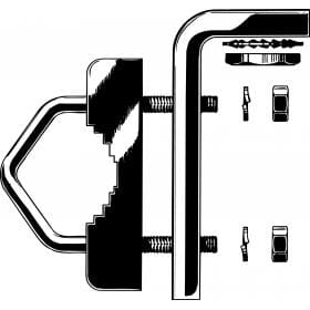 Procom mutter og skive for YA-beslag