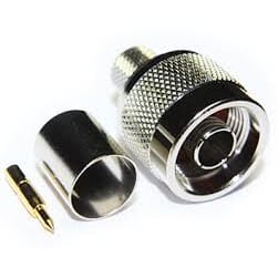 CONN, N-M, S10, Crimp, 50Ohm, 11 N-50-10-5