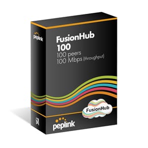 Peplink FusionHub 100, Supports 100 peers, 100 Mbps Throughp