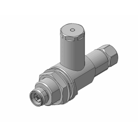 H+S Surge protector 4.3-10m - 4.3-10f 690-2700Mhz IP67 Quarter-wave stub, no DC pass-through