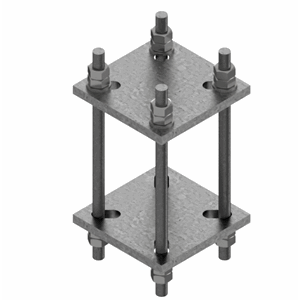 Festebrakett firkantjern 50×50 til 70×70