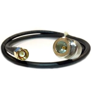 Antenneovergang 0,5m N-hun/SMA-han