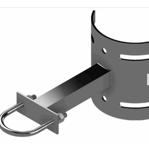 Monopole Bracket for Ø76 pipes, Ø150-Ø250