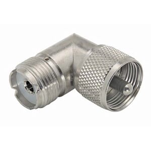 UHF-male-female adapter angle