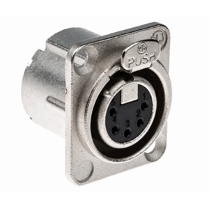 XLR Chassis female 5way