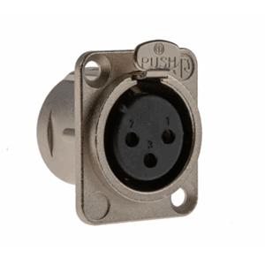 XLR Chassis female 3way