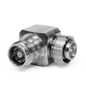 4.3-10 Male Screw Right Angle to 4.3-10 Female Adapter