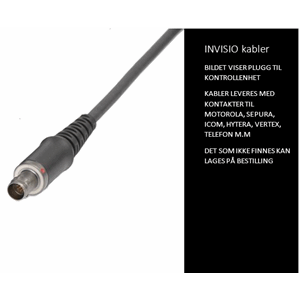 Com Cable - CC01 - 4-pole 3.5mm Jack (Listen Only) - Black - 800mm