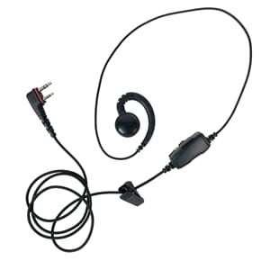 ProEquip PRO-P260LP headset with inline mic &amp; C-Ring earpiece, 120 cm