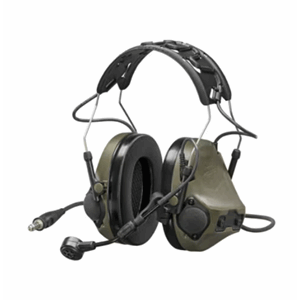 3MT PELTORT ComTacT VIII headset, 4-pinners, O.D Green, MT14H418A-38 GN