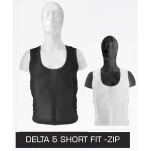 Delta-5 Dual Pocket Short Body (With Zip) - White
