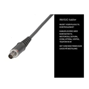 Com Cable - CC01 - 11-Pin (Sepura SC21/STP8000/ STP9000 - Gen II tones) - Tan - 800mm