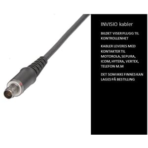 Com Cable - CC01 - 8-Pin (Motorola MTP3250 + Bluetooth Audio) - Black - 800mm