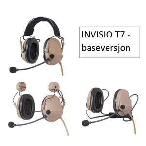 INVISIO T7 Headset, Base Variant, Right, Black - HC01