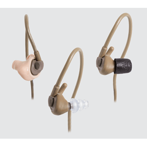 INVISIO X7 Headset, Tan  HC01 (Straight) - 1100 mm