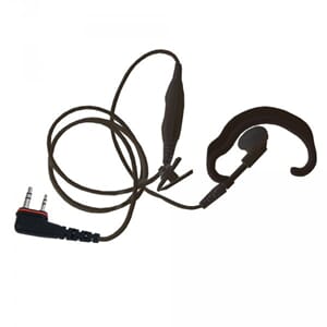 ProEquip PRO-P240LP Black headset with inline mic & C-Shell,