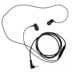 ProEquip Stereo Headset cellphone type, Black with rubbertip