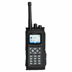 Sepura DMR Leather case with klickfast clip