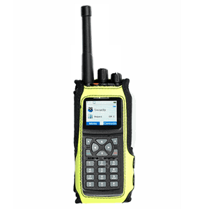 Sepura DMR Leather case with belt clip & shoulderstrap