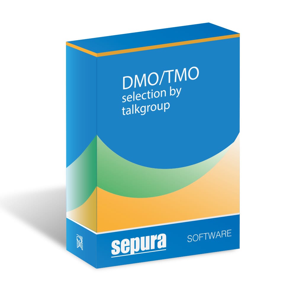 TETRA Radio Software DMO/TMO selection by talkgroup