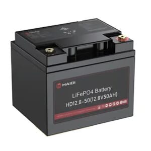 Batteri 12.8V 50Ah Haidi 640Wh (12.8V 50.0Ah)